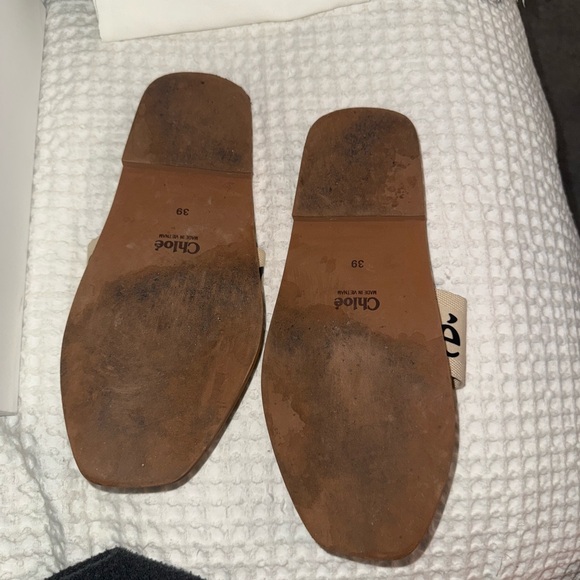 Chloe Cream and Black Sandals - Picture 2 of 2